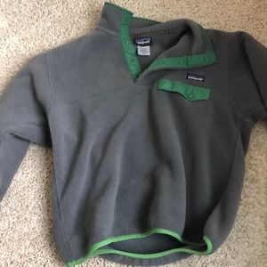 Gray with green detail